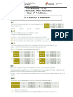 Ficha de Trabalho Nº1-Distribuidade de Probabilidades