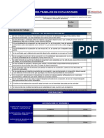 Anexo #30 - Checklist Trabajos de Excavaciones