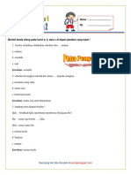 Soal Tematik Kelas 1 Tema 4 Subtema 2 Da