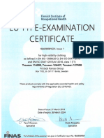 Eu Type-Examination: Certificate