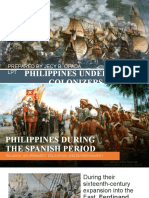 Philippines Under The Colonizers: Prepared by Jecy B. Opada, LPT