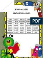 Horario de Clases