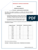 Guía para clasificar inventarios según el método ABC