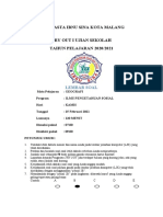 Soal Try Out 1 Geografi (Ips) - Smas 2017-2018