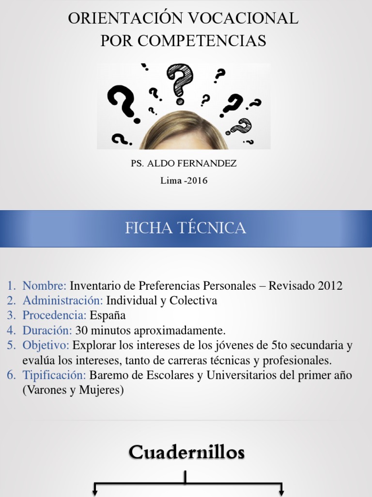 Orientación Vocacional para Jóvenes | PDF | Crecimiento personal y ...