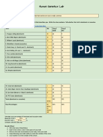 Human Genetics (Vedra) - Traits Table