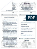 Indicaciones Post y Clorhexidina