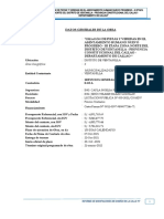 Informe de Mayores Metrados de Sardineles