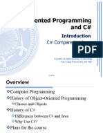 Object Oriented Programming and C#: C# Compared To Java