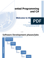 Object Oriented Programming and C#: Welcome To The Course