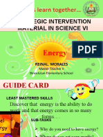 Let's Learn Together : Strategic Intervention Material in Science Vi