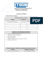 Formato de Registro de Equipos de Trabajo