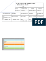 Horario de 1