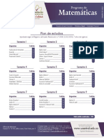 Plan Estudios Programa Matematicas 2021 09 29