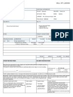 Nieto & Milevcic Ltda: Bill of Lading