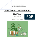 Earth and Life Science: Final Term