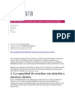 20 Habilidades Esenciales para Ofrecer Atención Al Cliente