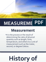 MEASUREMENTS