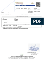 Molecular Biology Report: Test Result Methodology