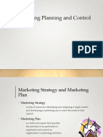 Marketing Plan Creation and Evaluation