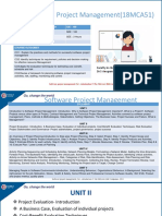 Software Project Management (18MCA51) : Go, Change The World