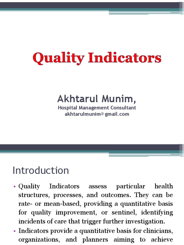 Hospital Quality Indicators PDF Patient Surgery