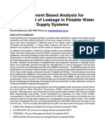 Component Based Analysis for Managing Leakage in Water Supply Systems