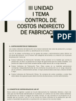 Iii Unidad I Tema Control Costos Indirectos de Fabricación Ii Pac 2020 Conta
