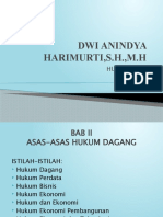 Bab II Asas-Asas Hukum Dagang