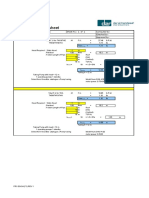 Design Calculation Sheet: Booster Pumps