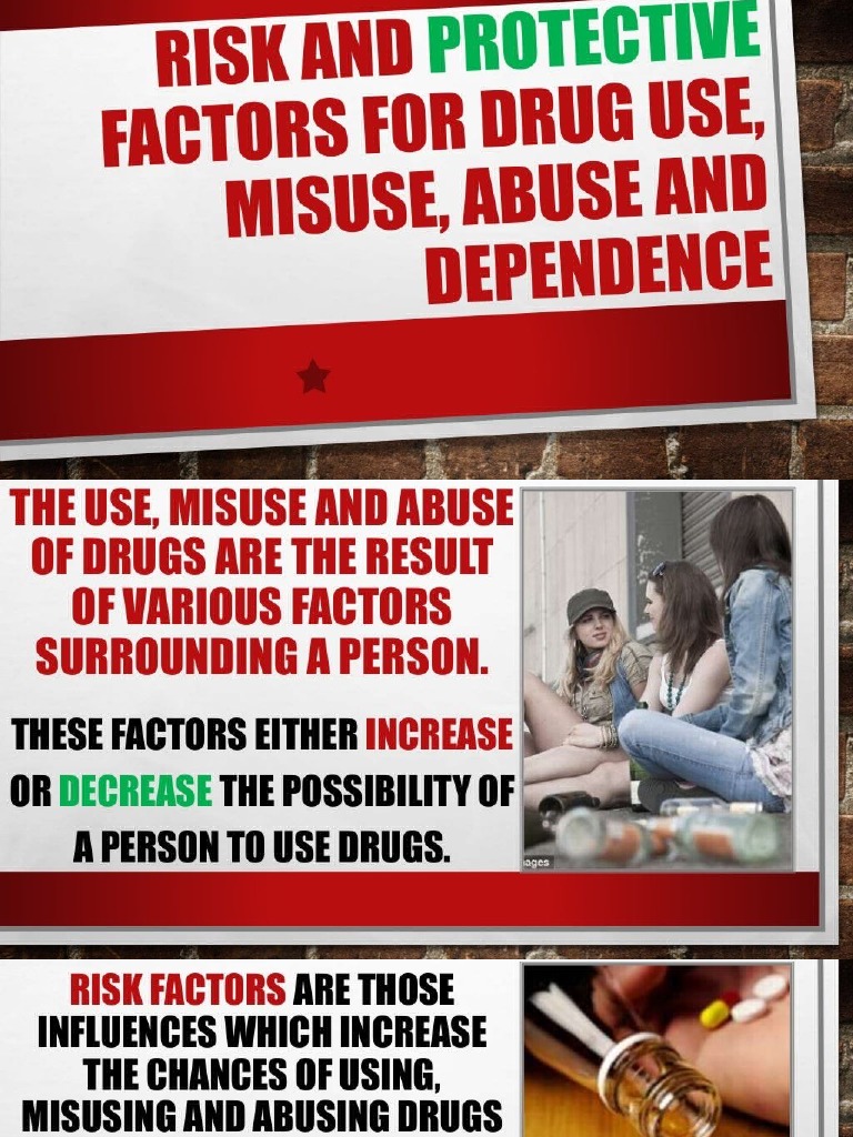 Risk and Protective Factors For Drug Use Misuse Abuse and Dependence ...