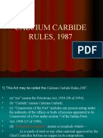 Calcium Carbide Rule