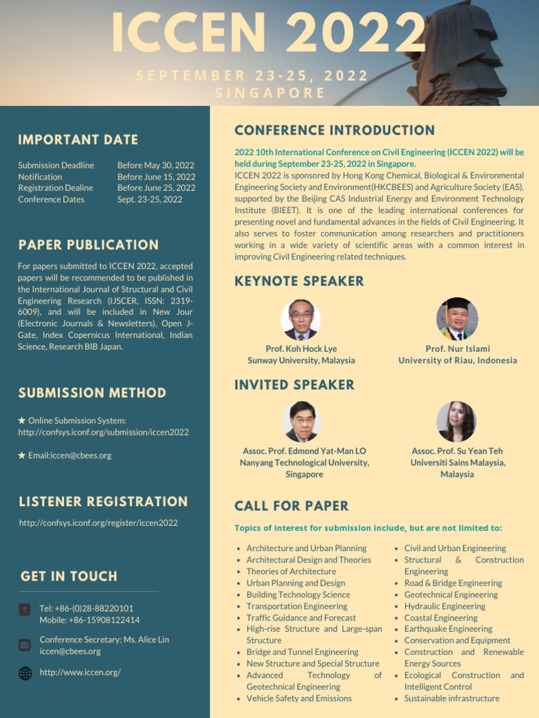 CIVIL ENGINEERING CONFERENCES 2022 USA visual data 2