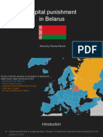Belarus Capital Punishment