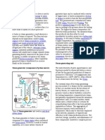 Steam Generator (Component of Prime Mover) Steam-Generating Unit