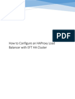 How To Configure HA Proxy Load Balancer With EFT Server HA Cluster
