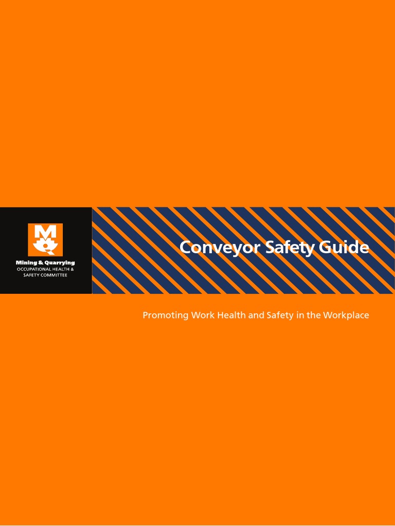 Conveyor Safety Guide Promoting Work Health and Safety in The