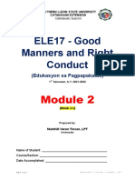 Module 2 - Good Manners and Right Conduct