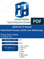 ABACUS-KL - Heat Seal Process LEAN Line Balancing - 29.march.'18