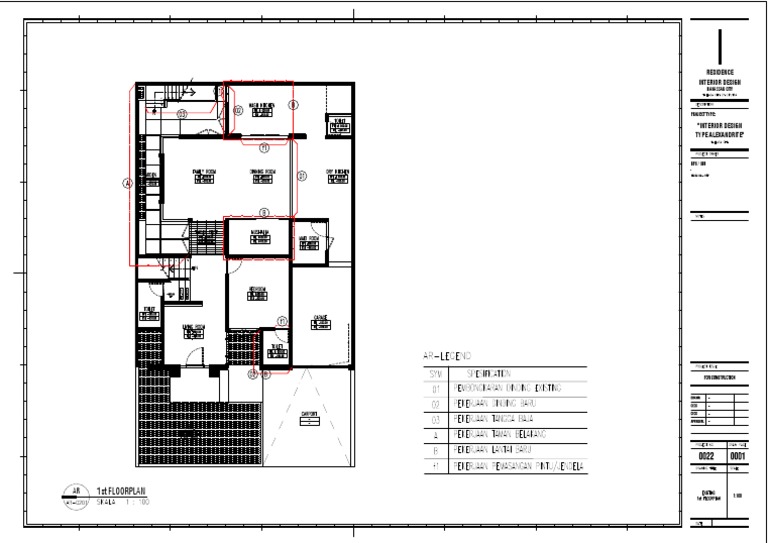 1St Floorplan: Residence Interior Design | PDF