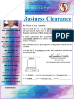 Business Clearance: Barangay San Nicolas 2 Betis