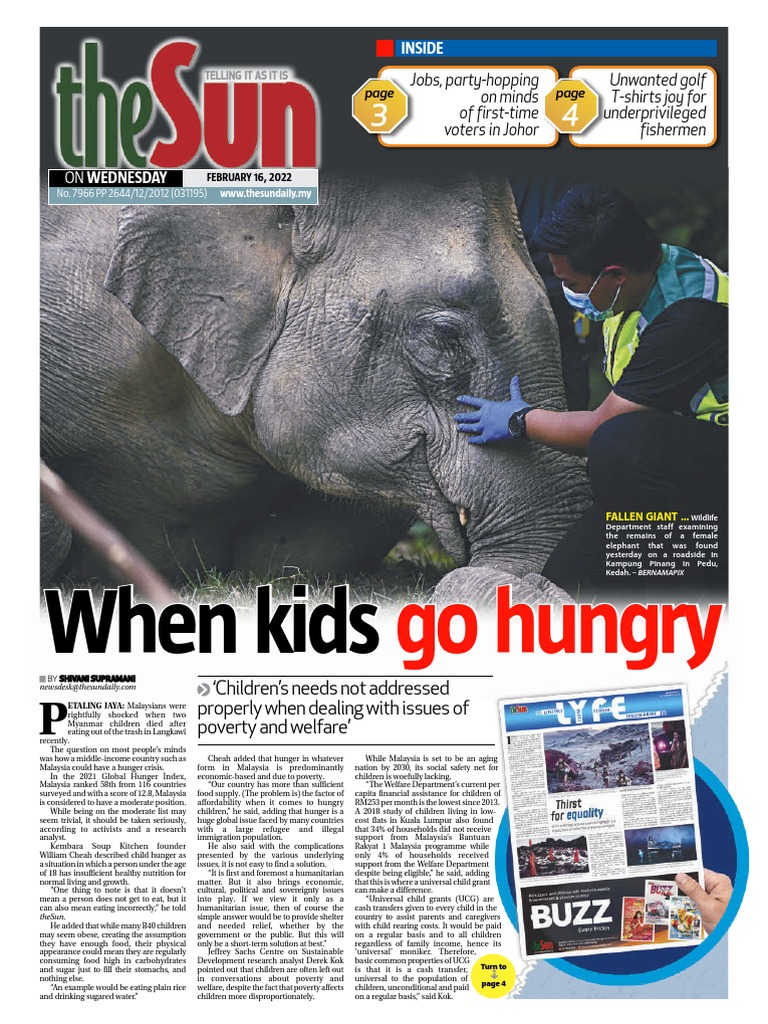 The Sun Daily-160222 | PDF | Sarawak | Inflation