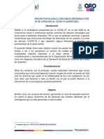 Protocolo de Atn A Distancia Referidos Por Línea COVID-19 Qro - 2020 VF
