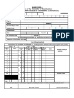 Office of The Controller of Examinations (Autonomous) : Annexure - I