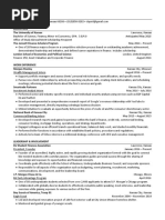 Commercial Banking Intern Resume