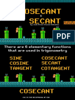 Cosecant Secant: Graphs of