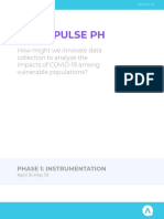 Covid Pulse PH: How Might We Innovate Data Collection To Analyze The Impacts of COVID-19 Among Vulnerable Populations?