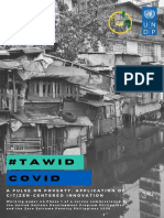 #Tawid Covid: A Pulse On Poverty: Application of Citizen-Centered Innovation