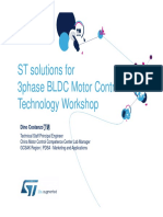 ST Solutions For 3phase BLDC Motor Control Technology Workshop