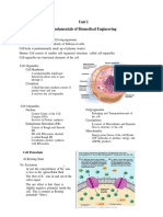 Unit I Fundamentals of Biomedical Engineering Cell Physiology-Facts